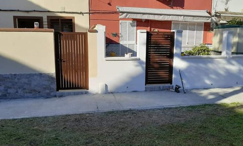 Puerta de aluminio
